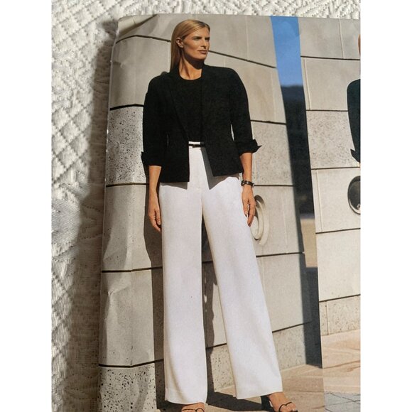Vogue Anne Klein Misses Jacket Skirt Pants Sewing Pattern 2390 Sz 18 - 22 Uncut - Picture 2 of 9